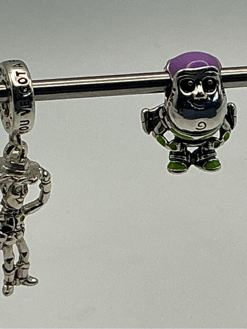 Pandora Disney Pixar Toy Story Charm Set Buzz Lightyear Woody